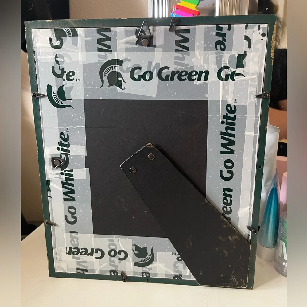 Customized Upcycled Golden Oh La La Picture Frame